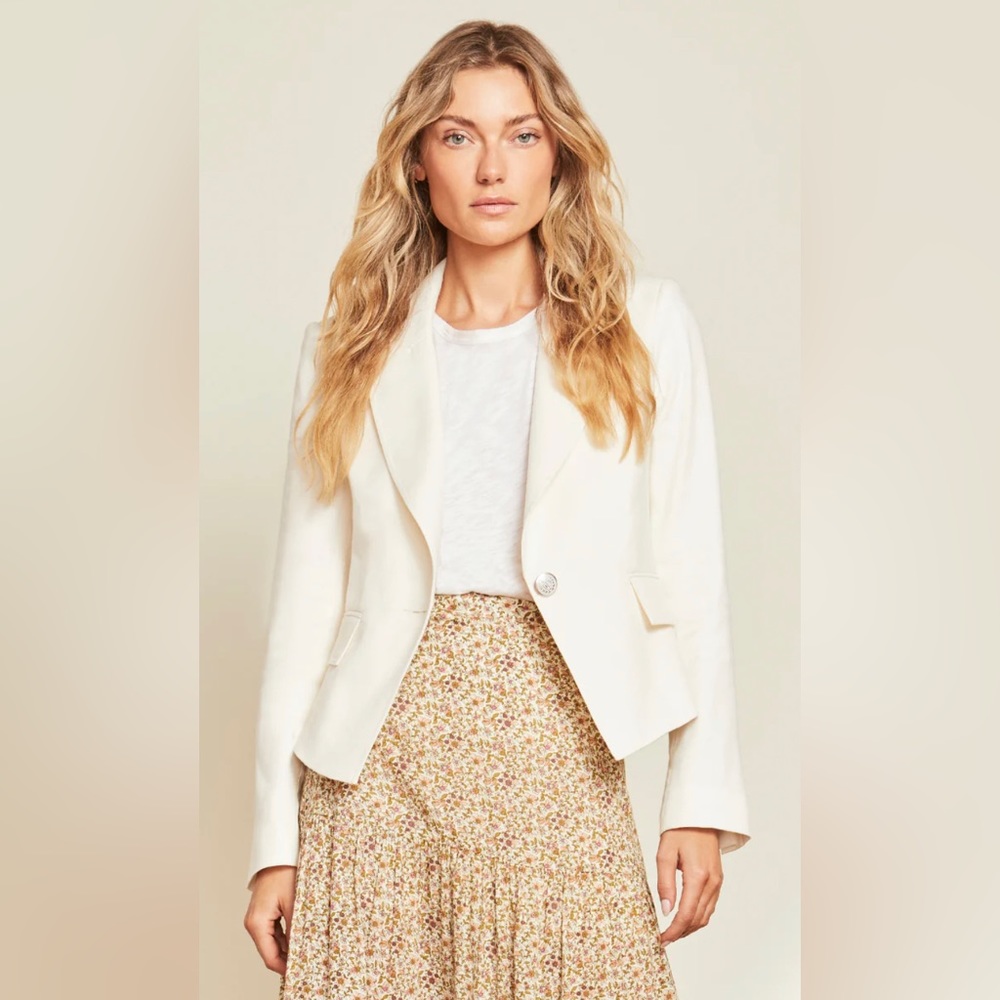 Veronica Beard Hosanna Linen Dickey Jacket - Size 6